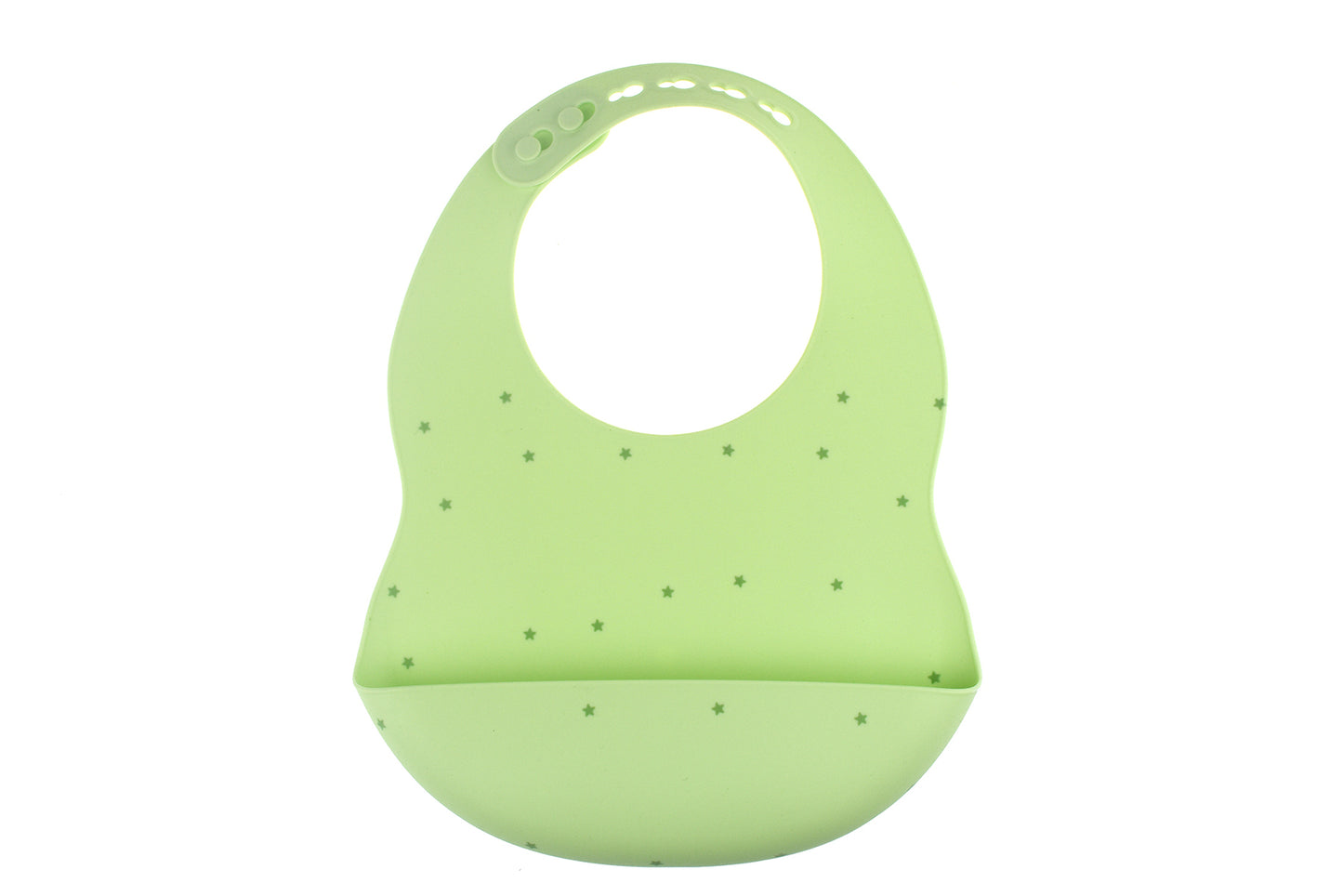 STARRY NIGHT SILICONE BIB-GREEN