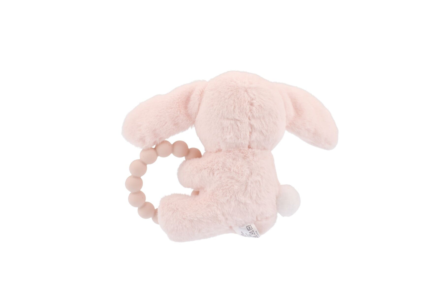 SNUGGLE PAL ROSIE RABBIT WITH SILICONE TEETHING RING