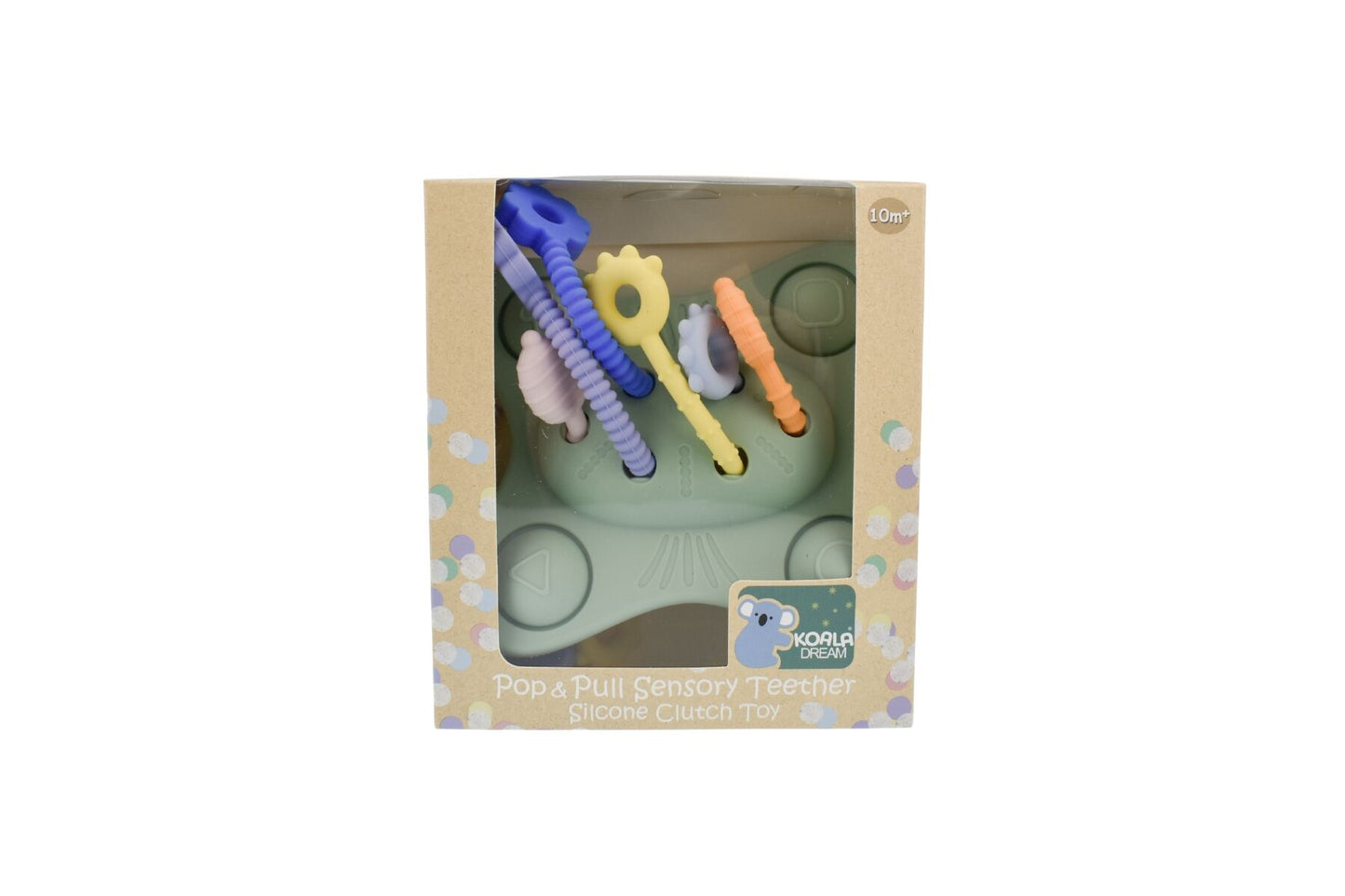 SILICONE POP & PULL SENSORY TEETHER