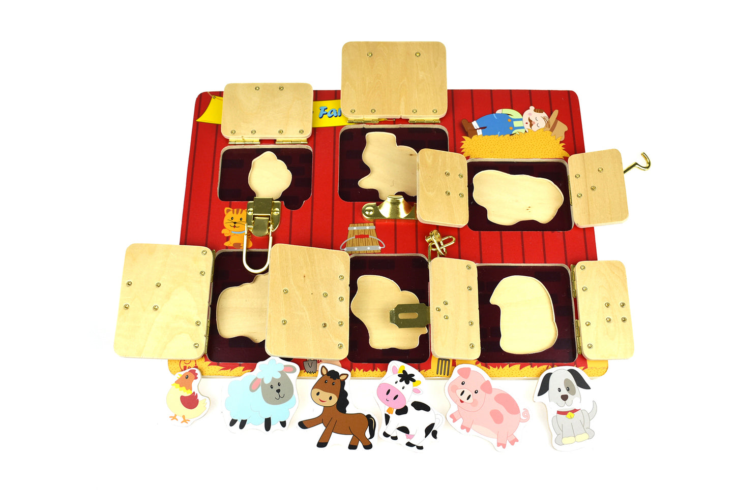 MY HAPPY FARM LATCHES PUZZLE