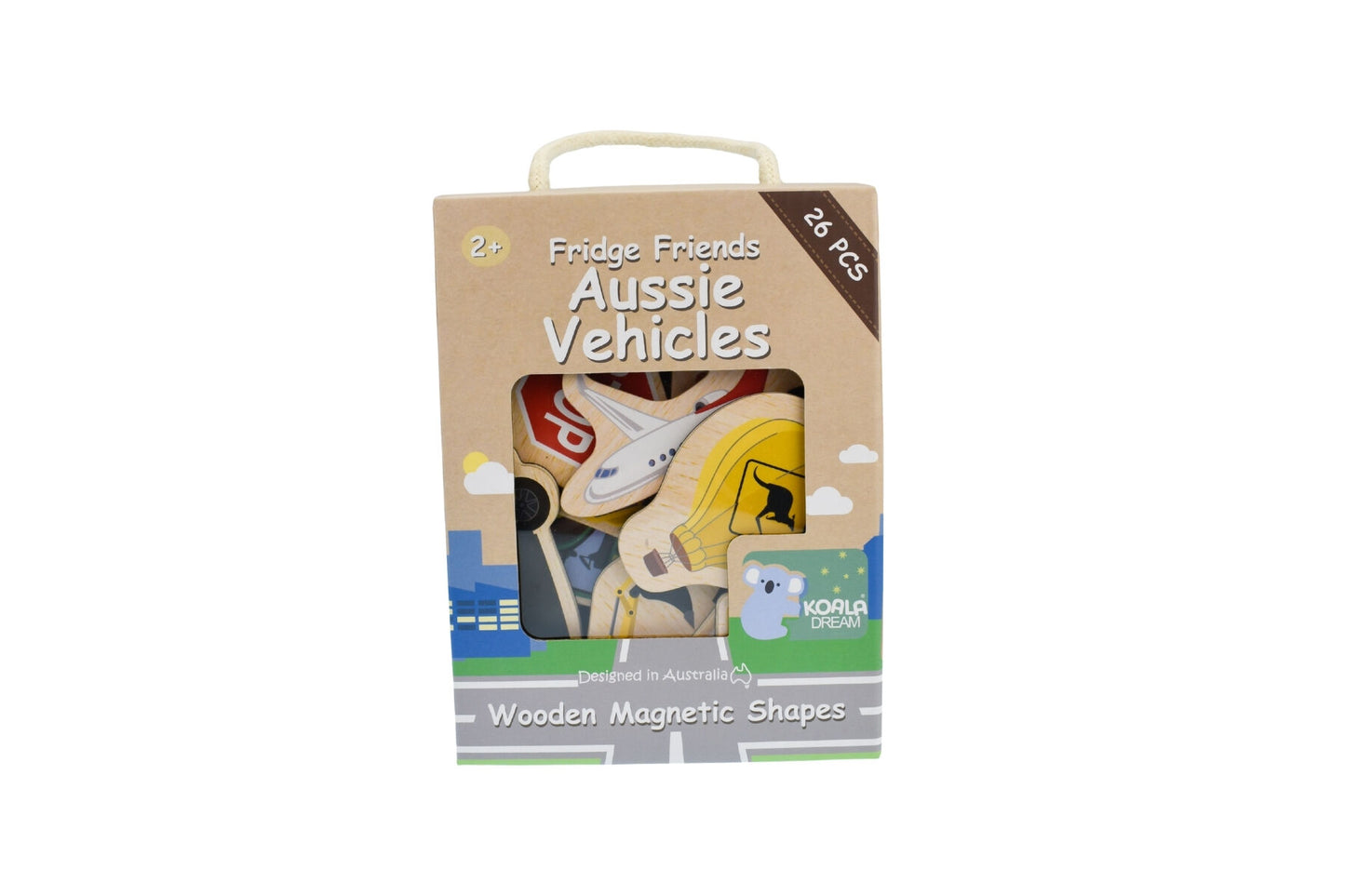 FRIDGE FRIENDS MAGNETIC AUSSIE VEHICLES 25PCS
