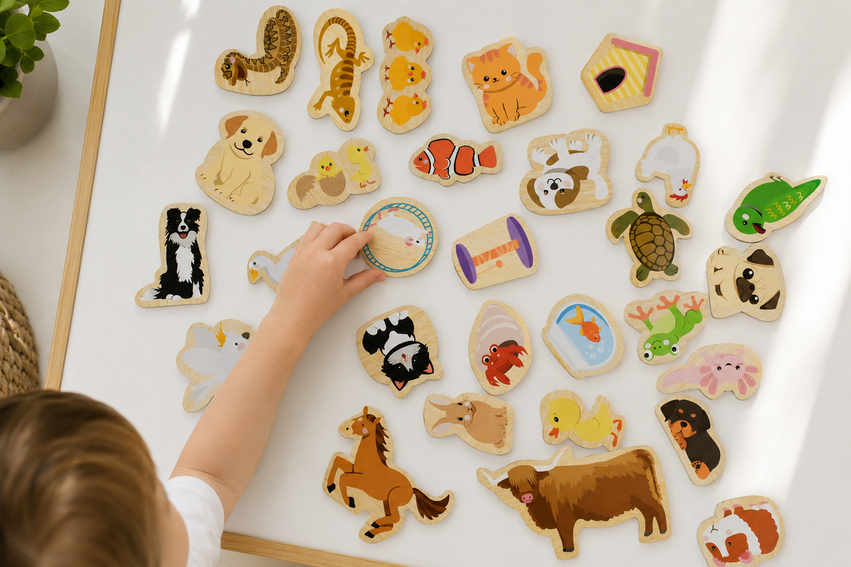 FRIDGE FRIENDS PETS MAGNETS 30PCS