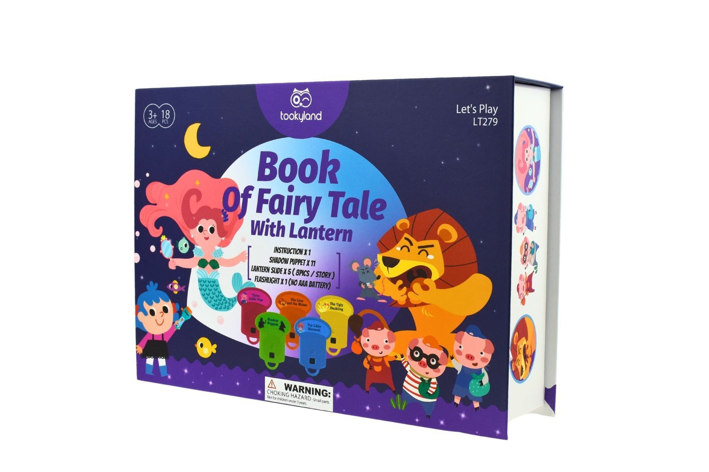 SHADOW THEATRE STORYBOOK TORCH WITH 5 FAIRYTALES