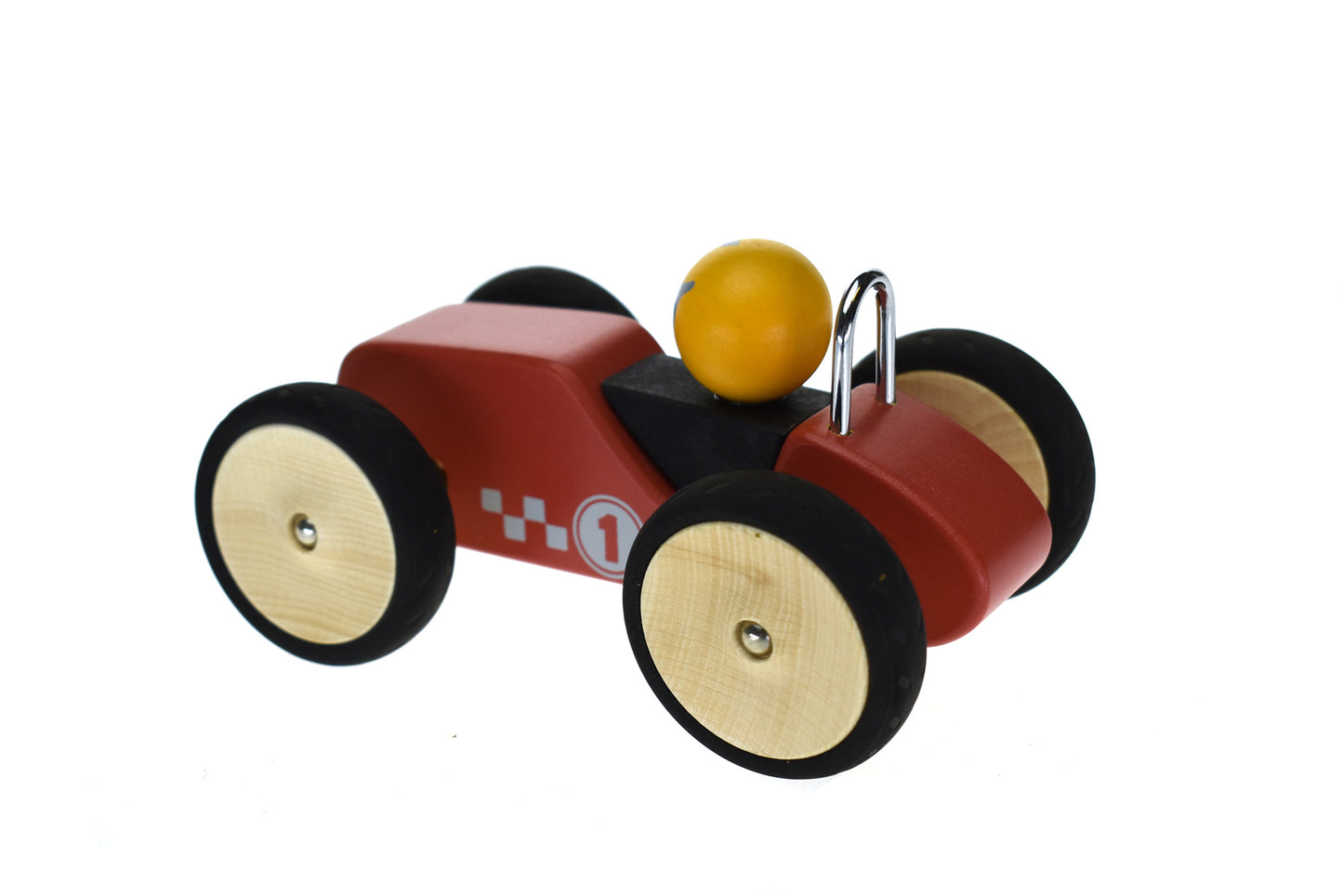 RETRO RACING CAR RED - LARGE