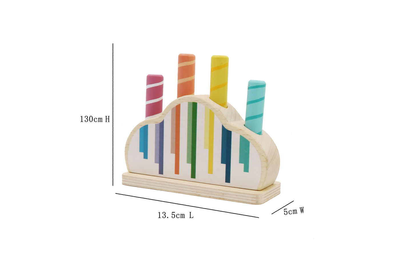 CALM & BREEZY POP UP TOY RAINBOW