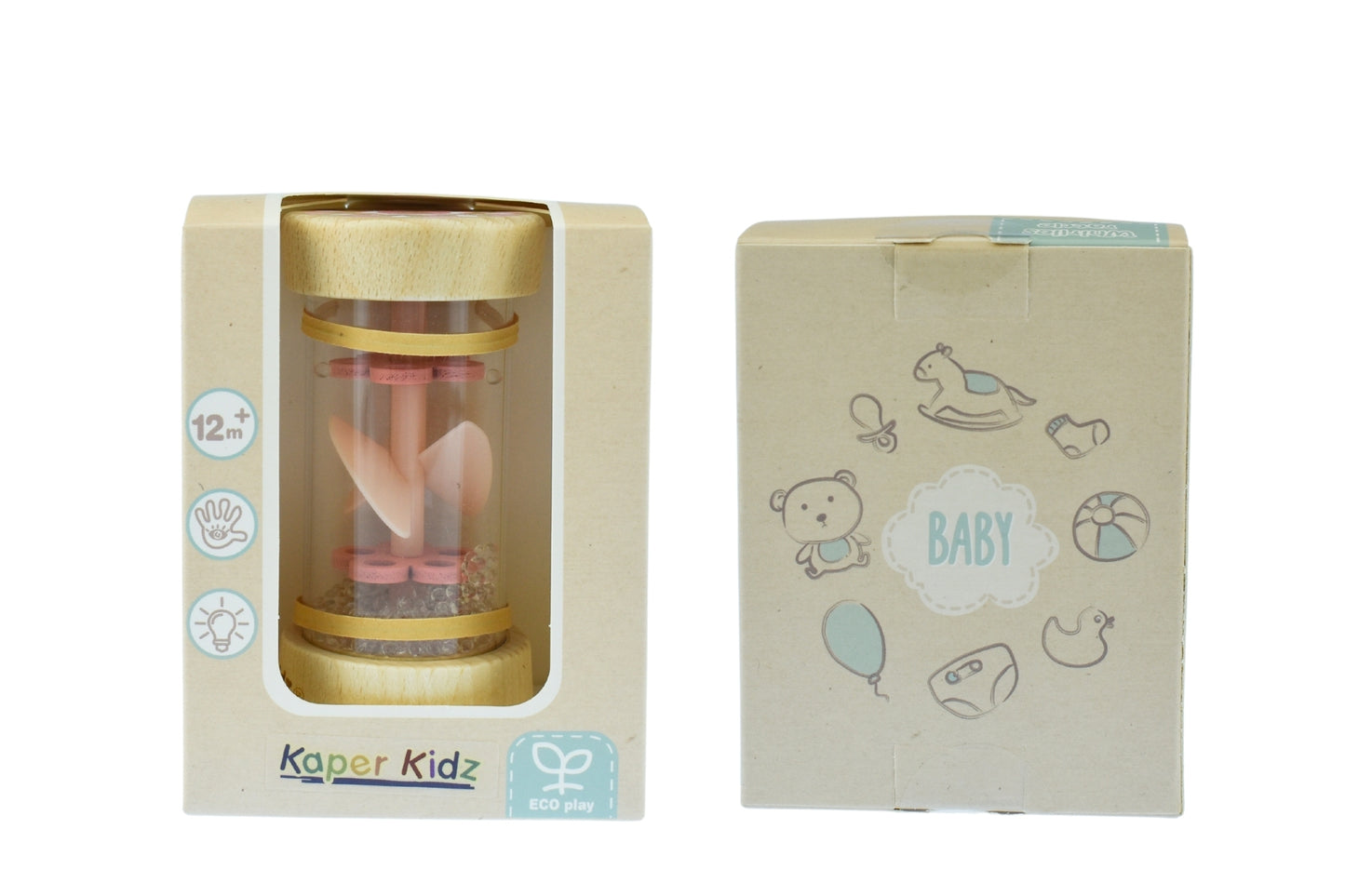 ECOWHIRLIE RATTLE PINK