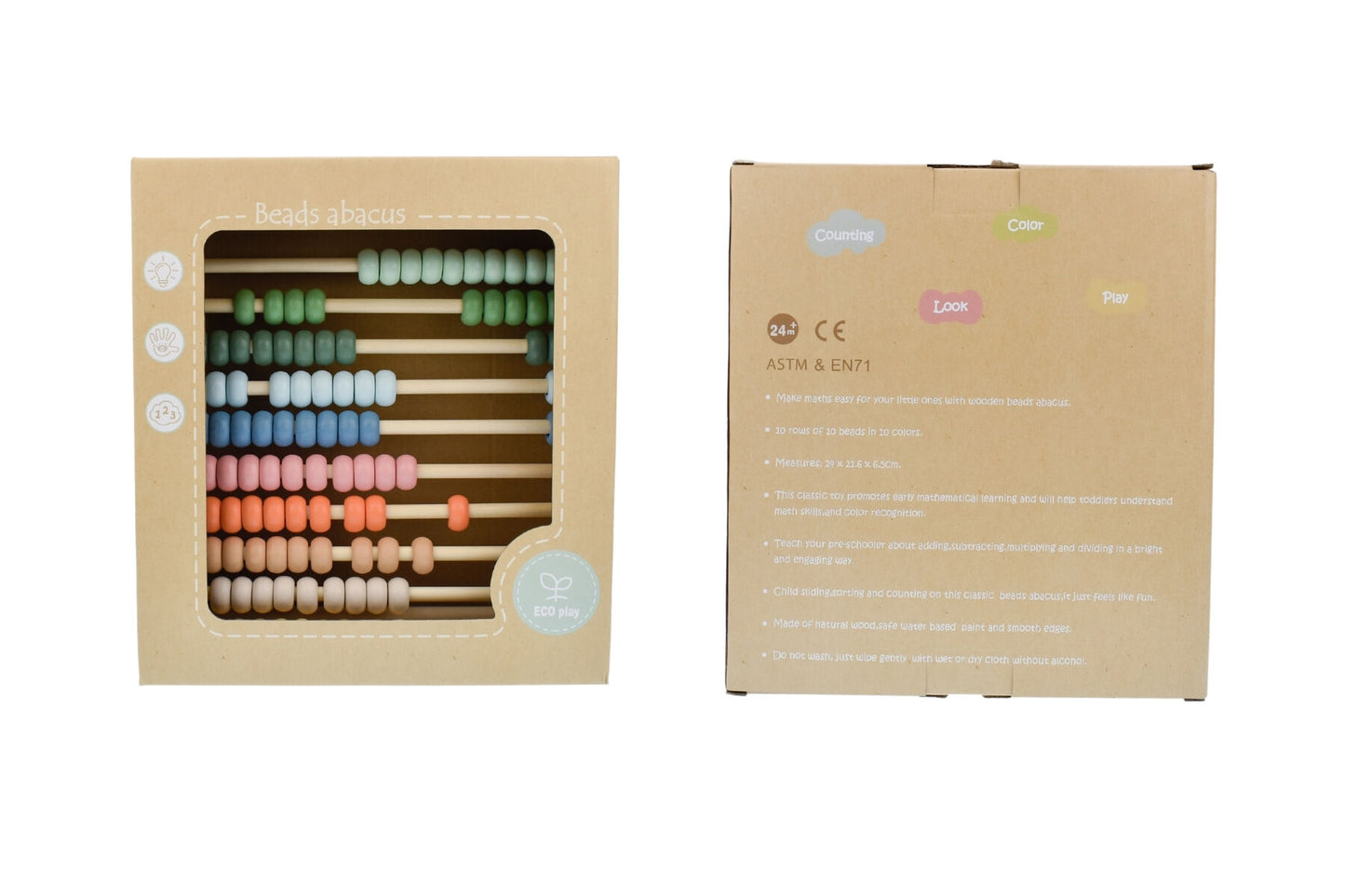 WOODEN ABACUS 100 BEAD