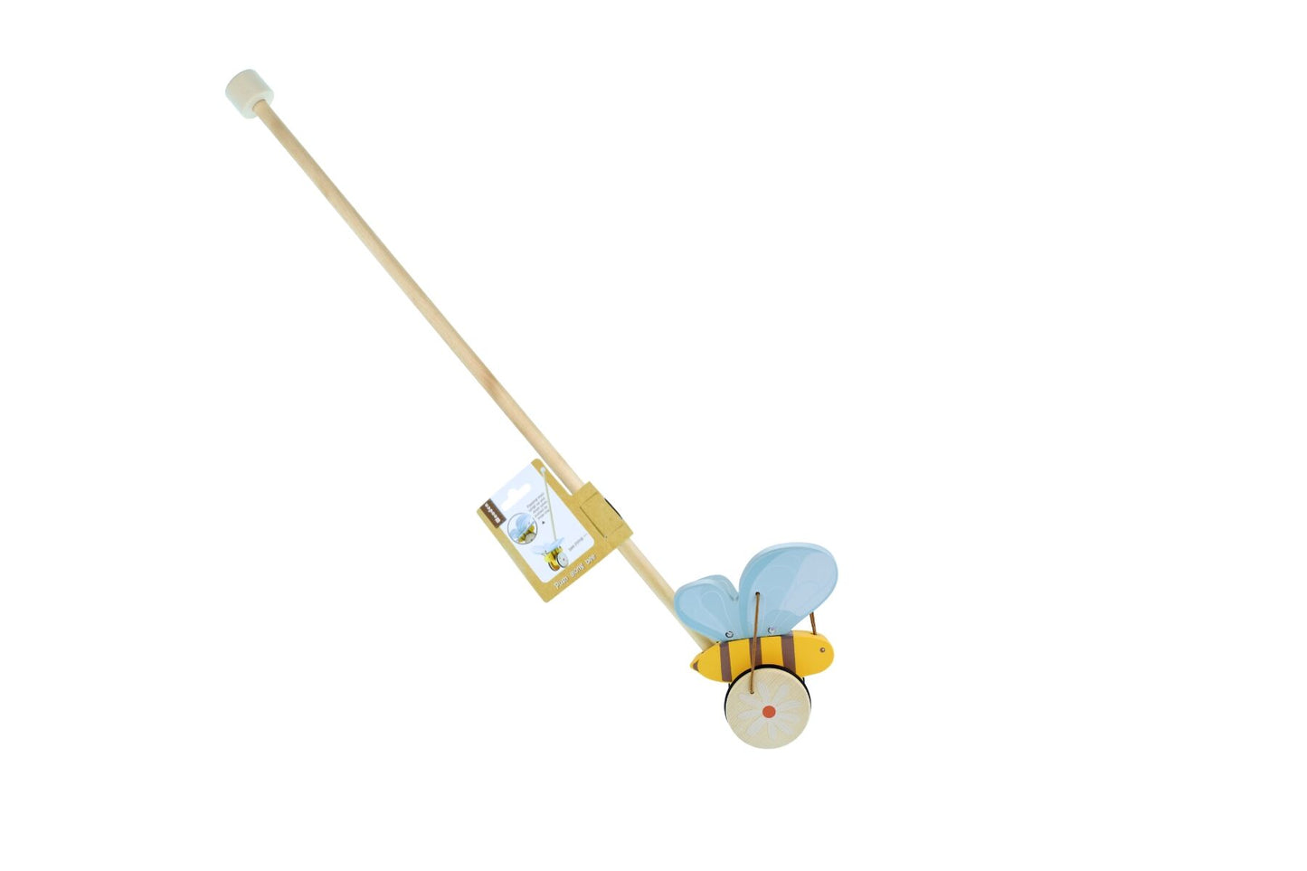 WOODEN BEE PUSH A LONG