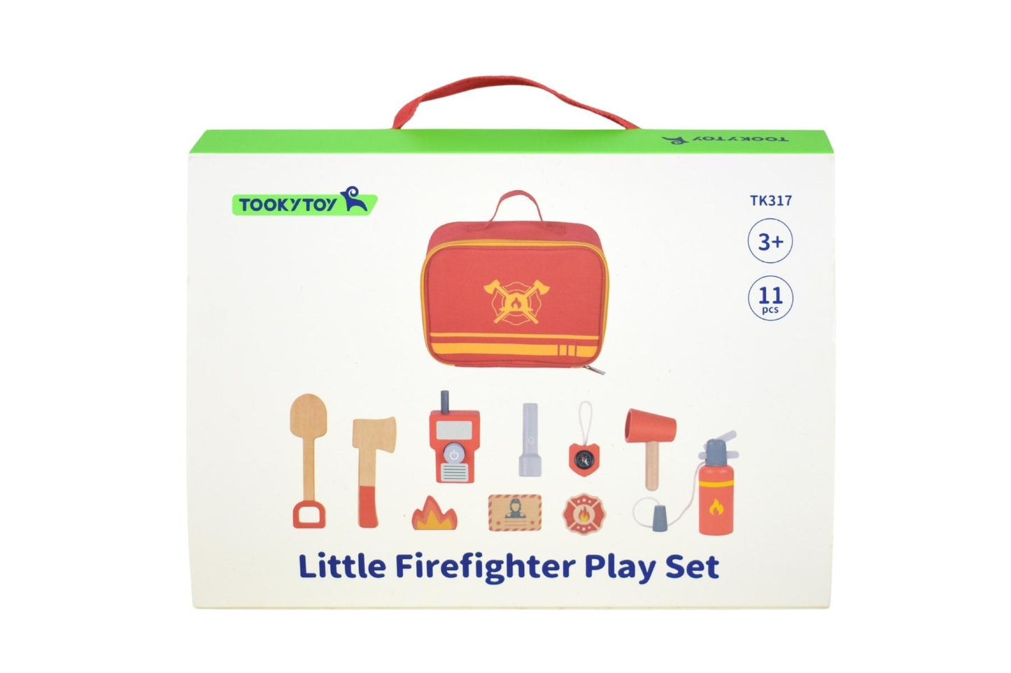LITTLE FIREFIGHTER PLAY SET IN CARRY BAG