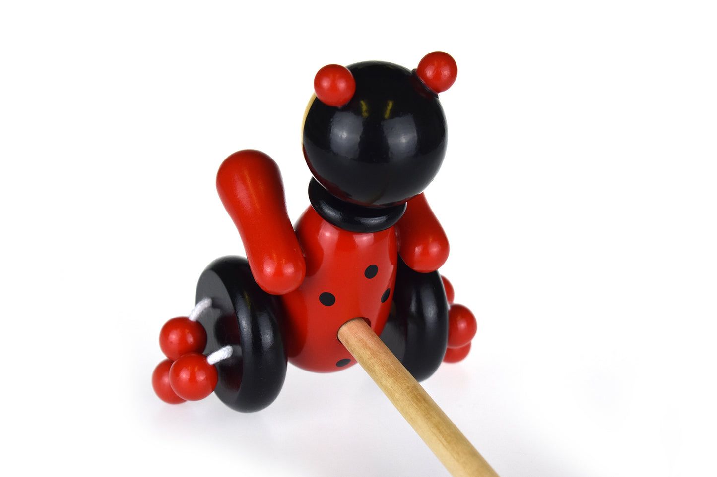 PUSH ALONG WOODEN LADYBIRD