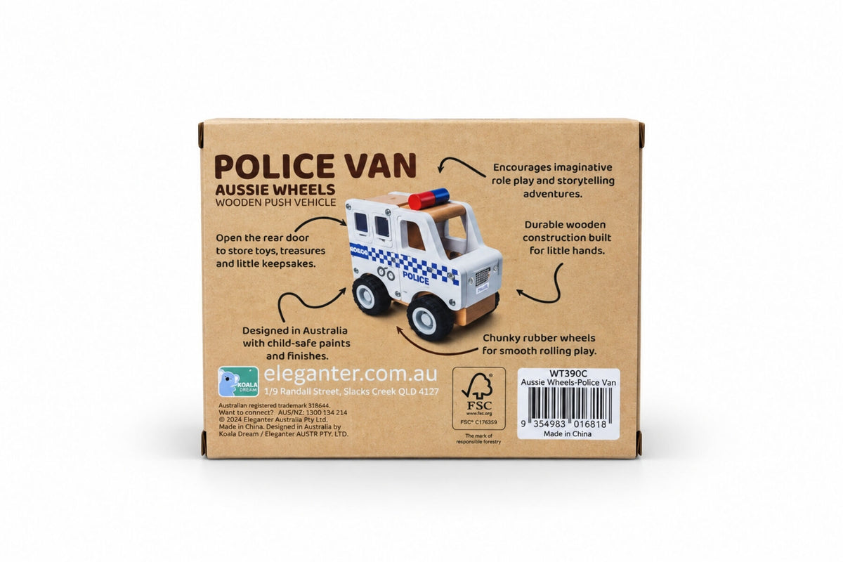 AUSSIE WHEELS POLICE VAN