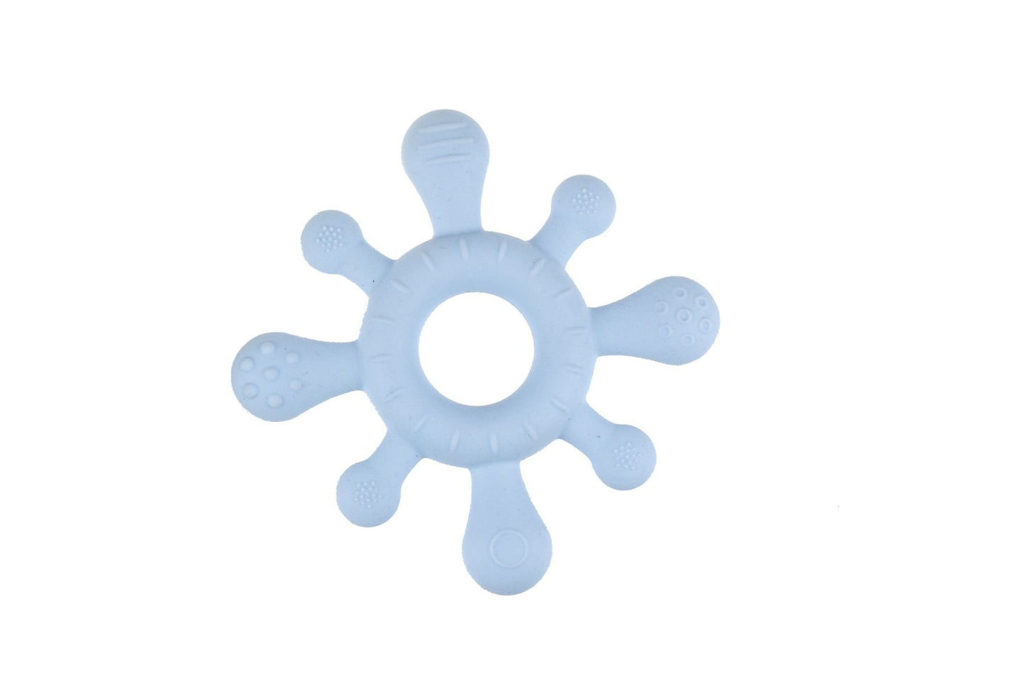 SENSORY SILICONE SPLASH TEETHER-BLUE