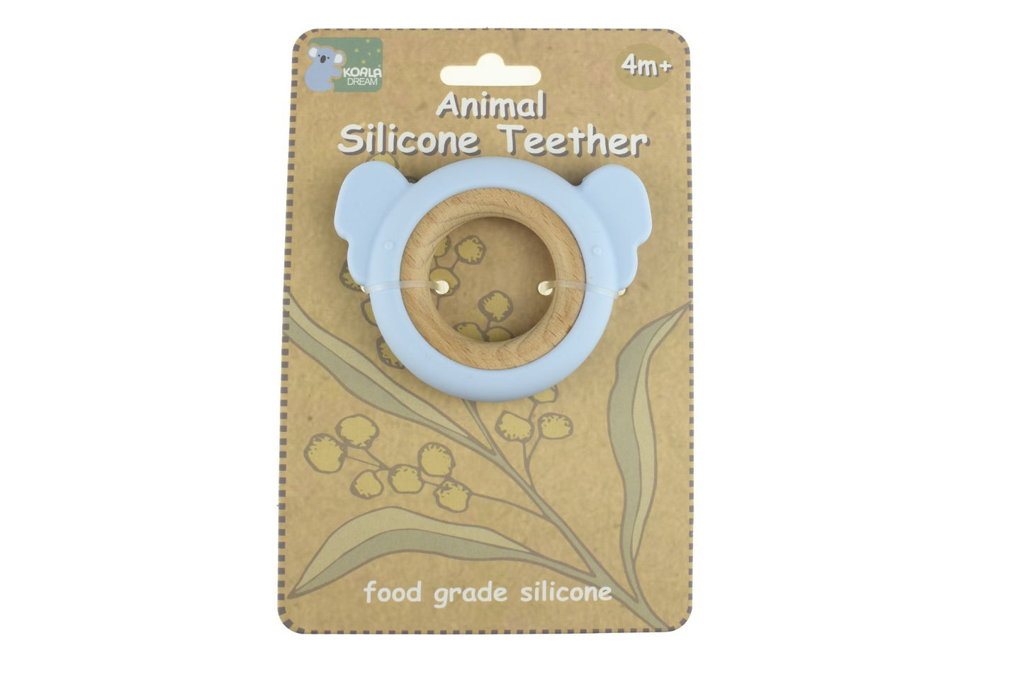 SILICONE KOALA TEETHER-BLUE