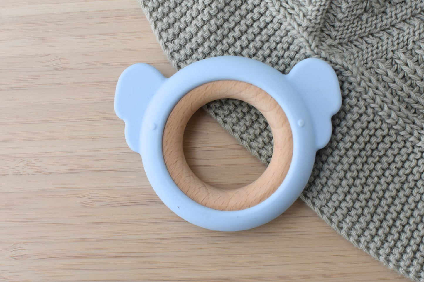 SILICONE KOALA TEETHER-BLUE