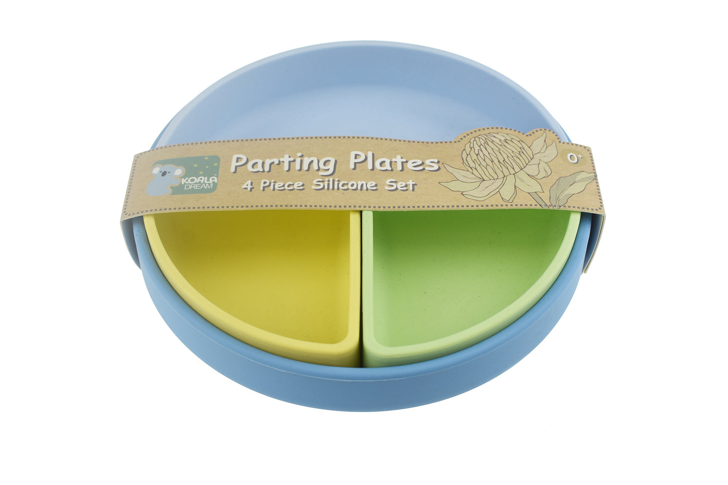 PARTING PLATES 4 PCS SILICONE SET