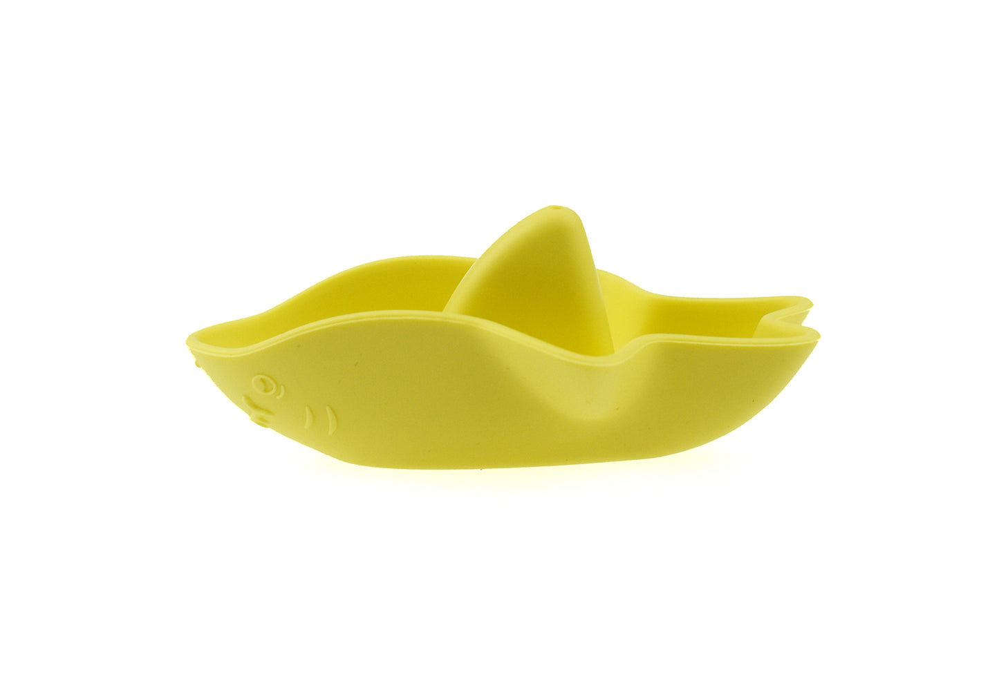 BATH SHARKS SILICONE 3PC SET-YELLOW/PURPLE