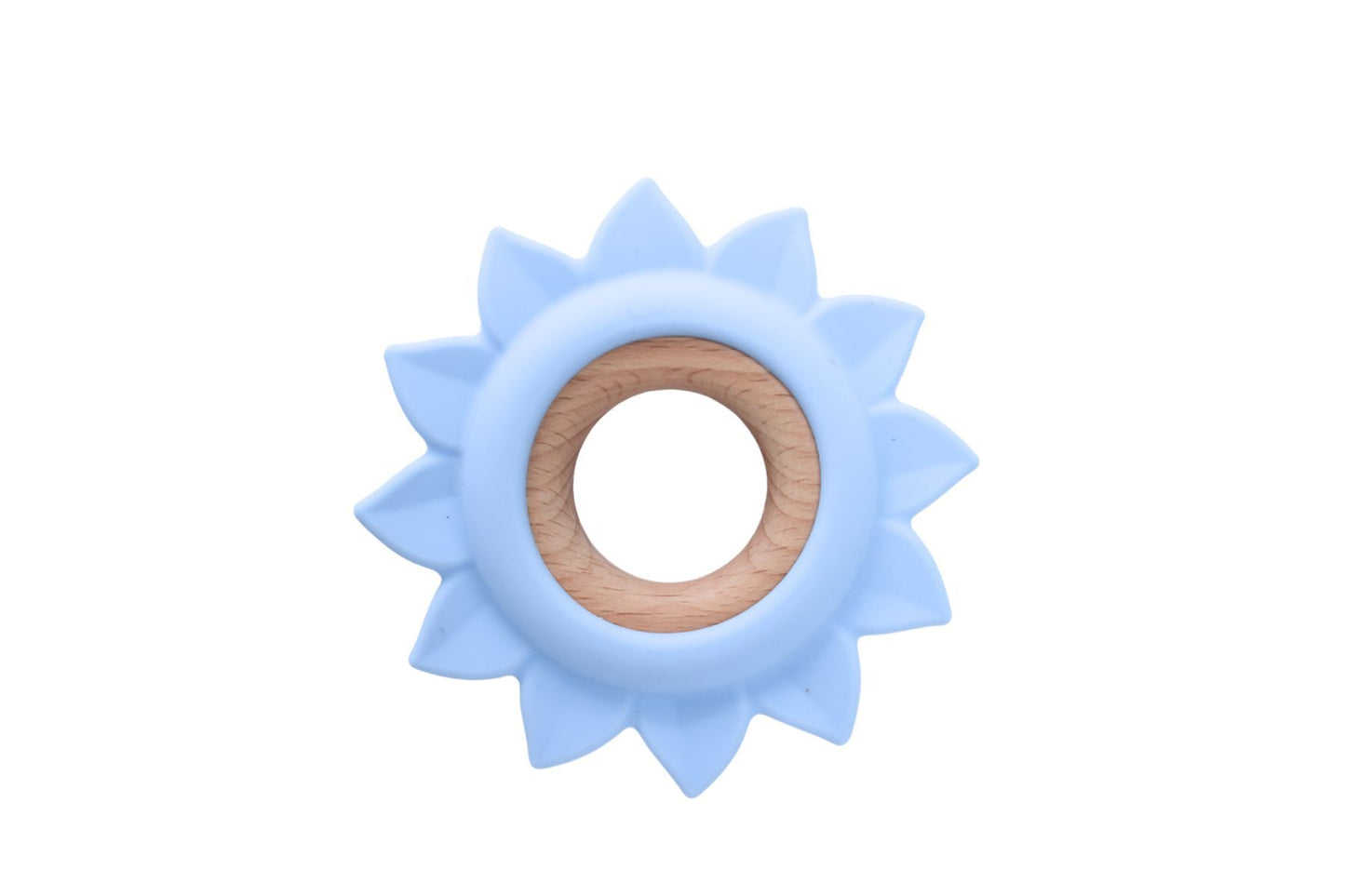 SILICONE TEETHER SUN BLUE