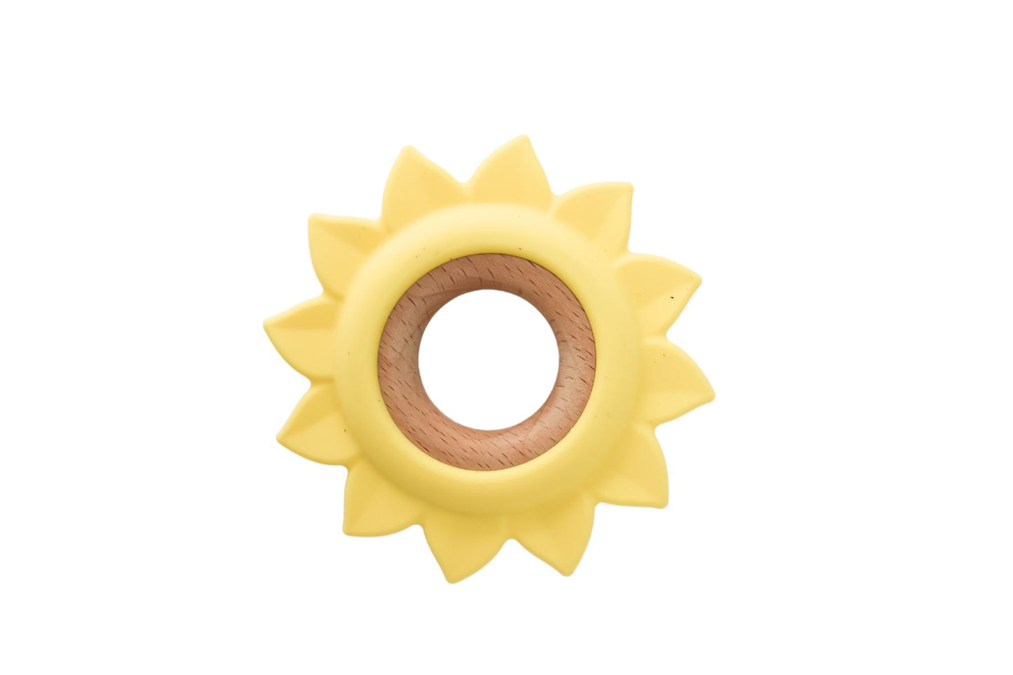 SILICONE TEETHER SUN YELLOW