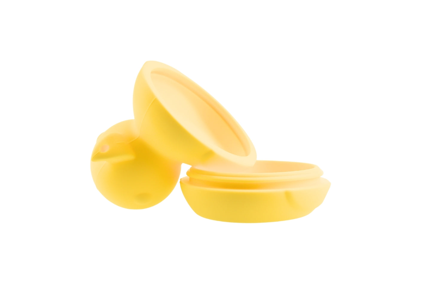 SILICONE BATH DUCKS 2PCS SET YELLOW