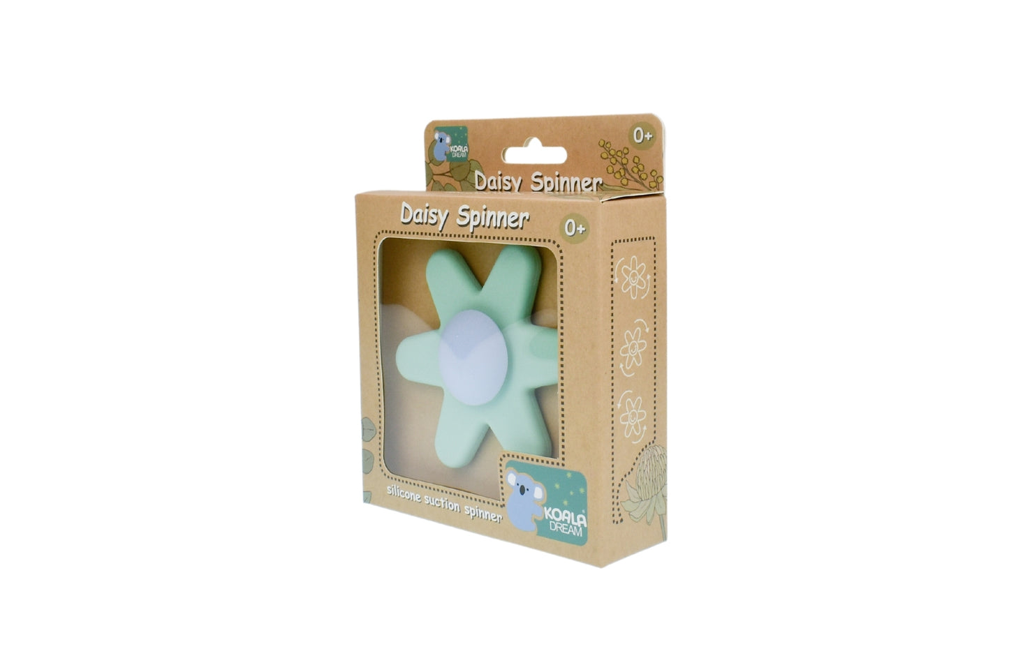 SILICONE DAISY SPINNER GREEN