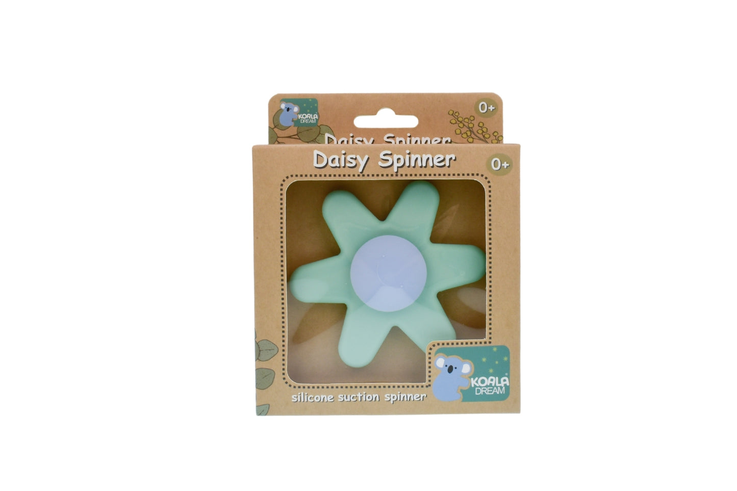 SILICONE DAISY SPINNER GREEN