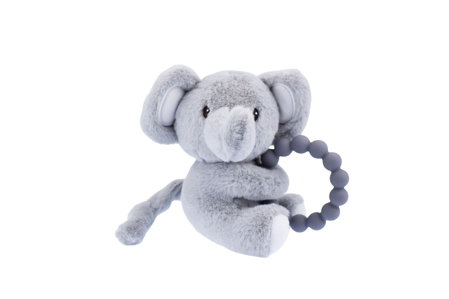 SNUGGLE PAL ELLIS ELEPHANT WITH SILICONE TEETHING RING
