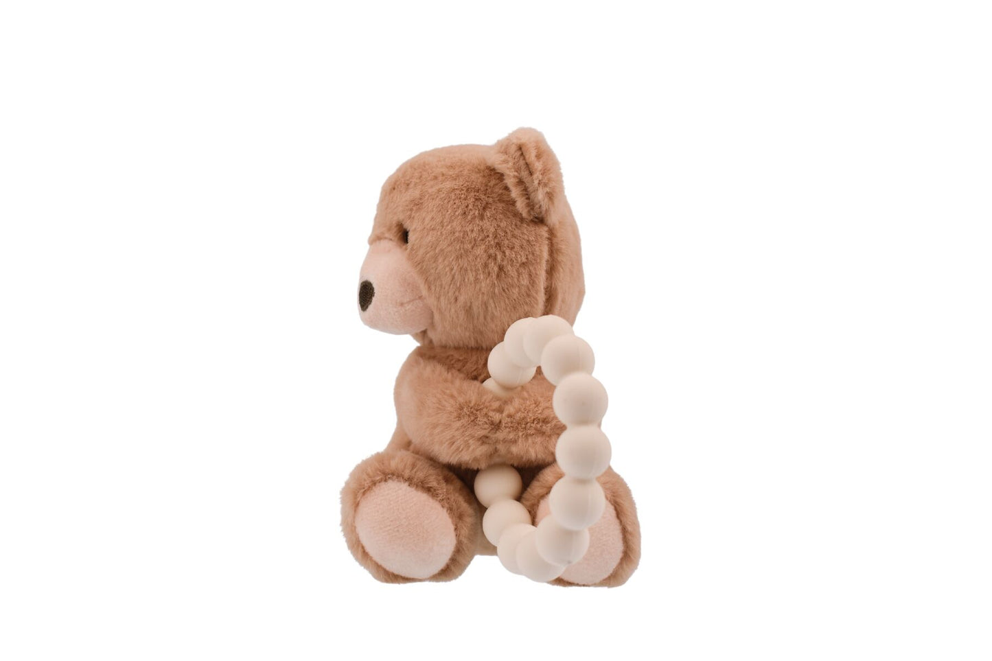 SNUGGLE PAL BENNY BEAR WITH SILICONE TEETHING RING