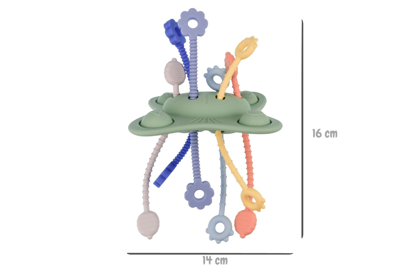 SILICONE POP & PULL SENSORY TEETHER