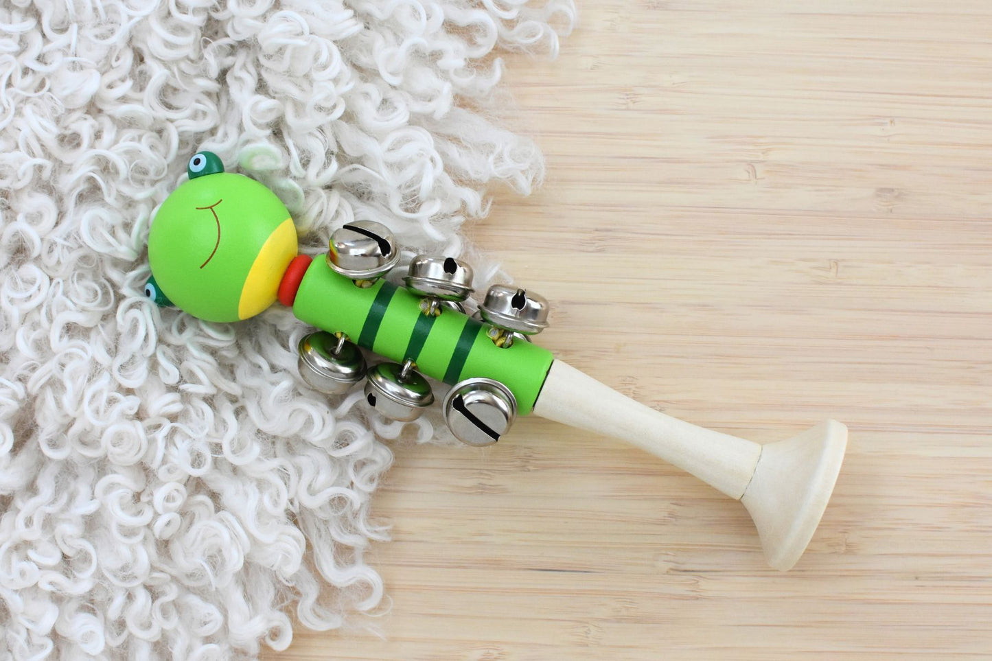 ANIMAL BELL STICK WITH BASE SET OF 4