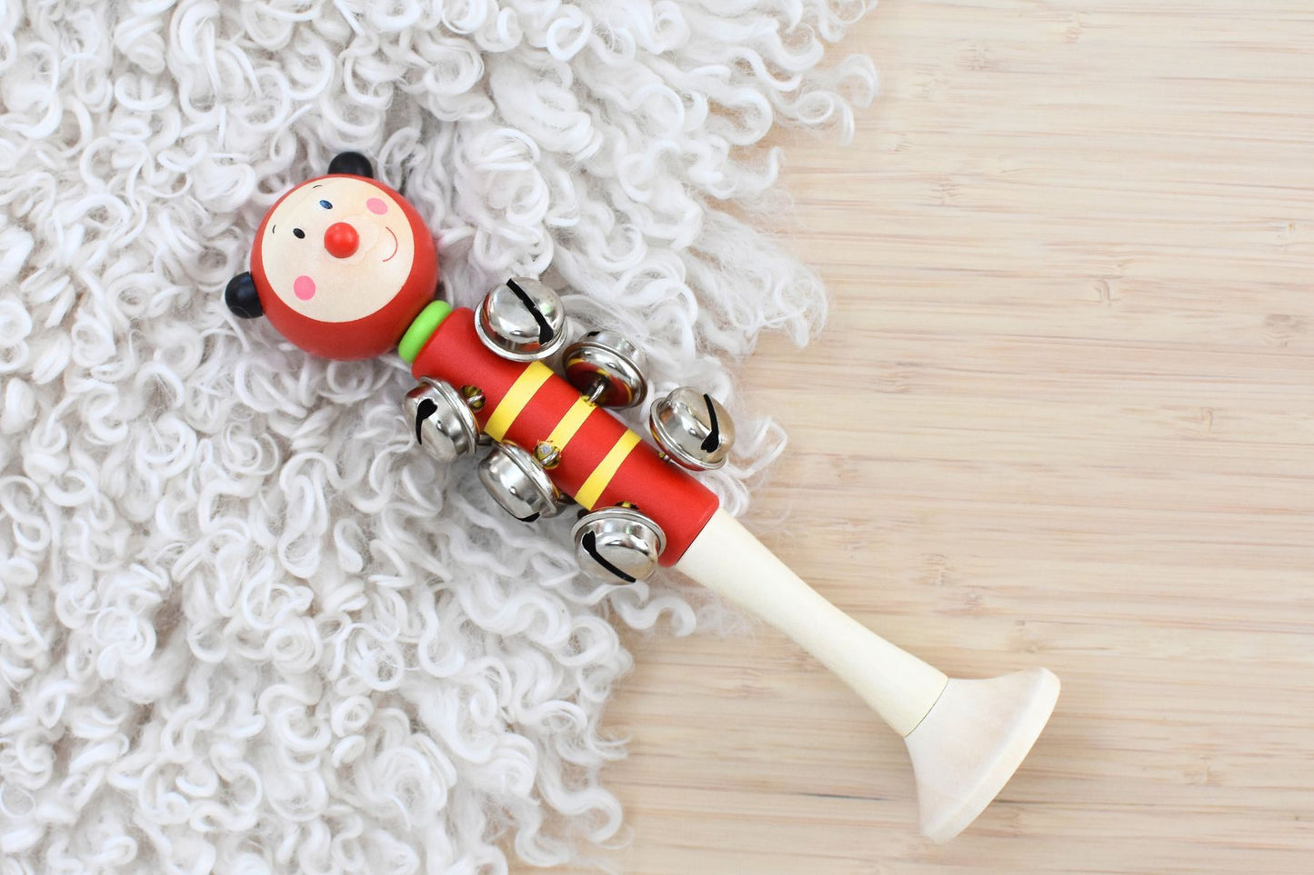 ANIMAL BELL STICK WITH BASE SET OF 4