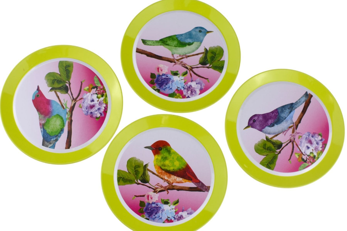 BIRD TIN TEA MUG SET 13PCS