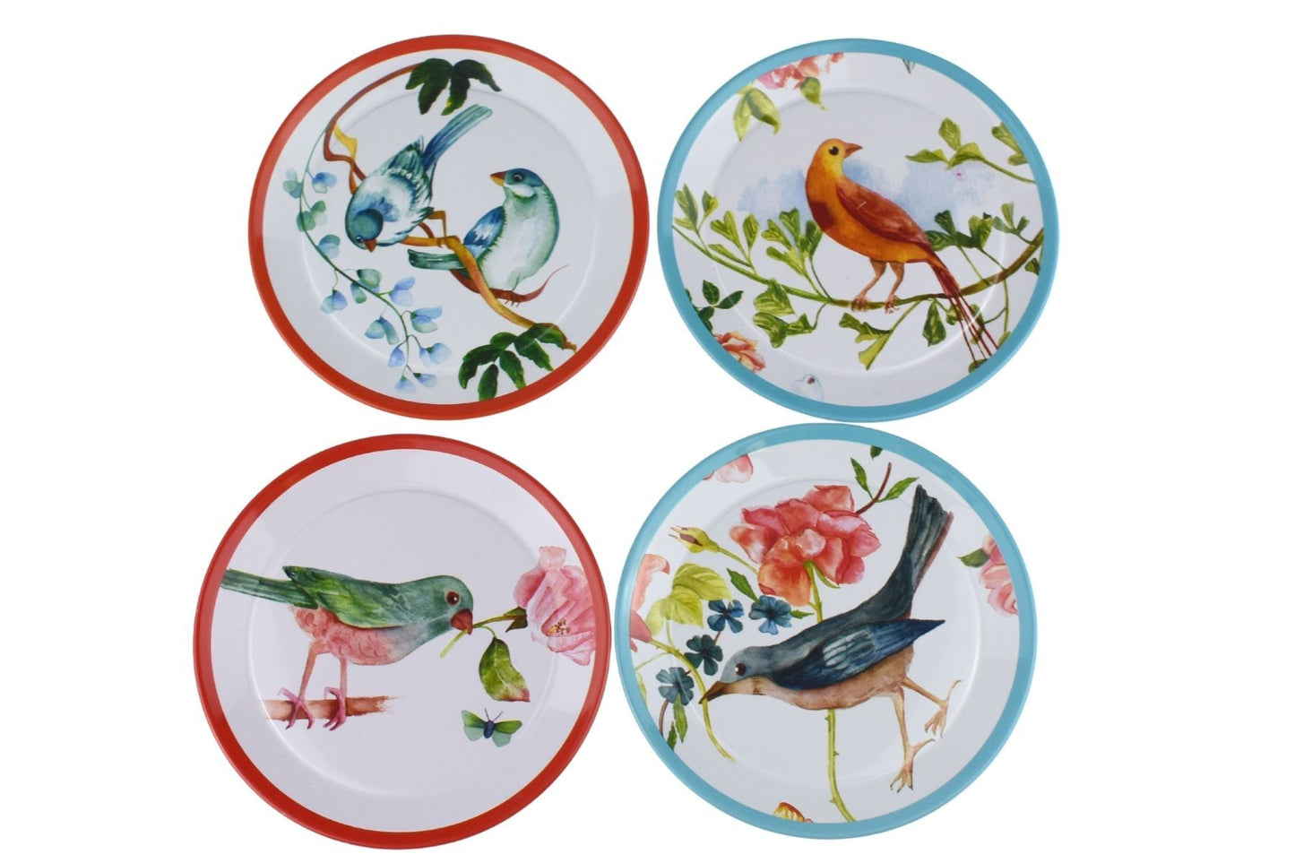 GARDEN BIRDS TIN TEA SET 15PCS