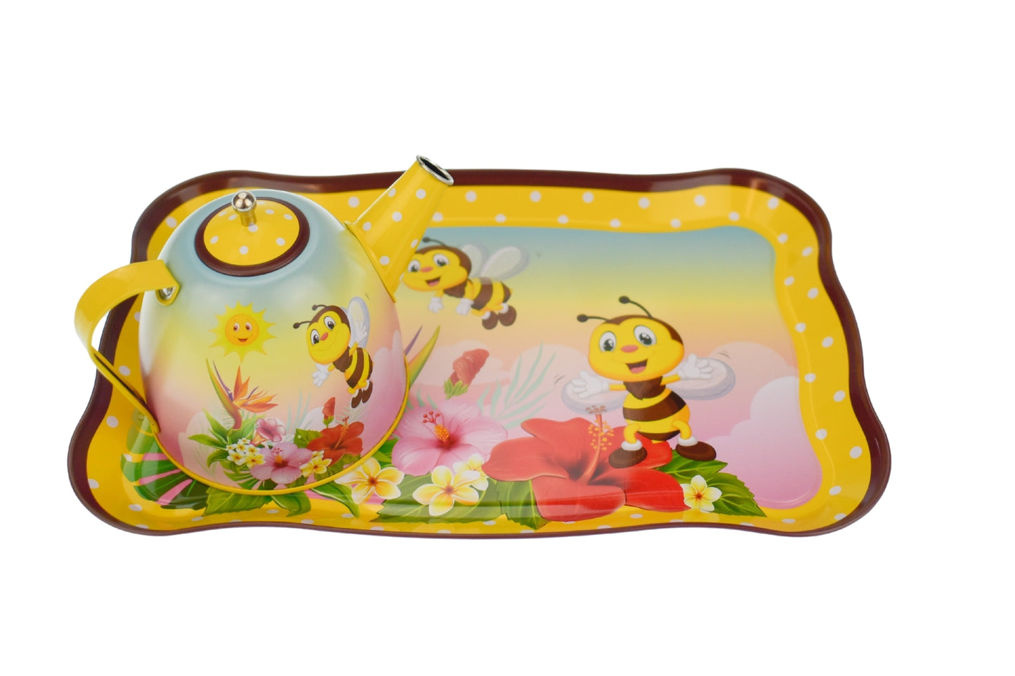 BEE TIN TEA SET 15PCS