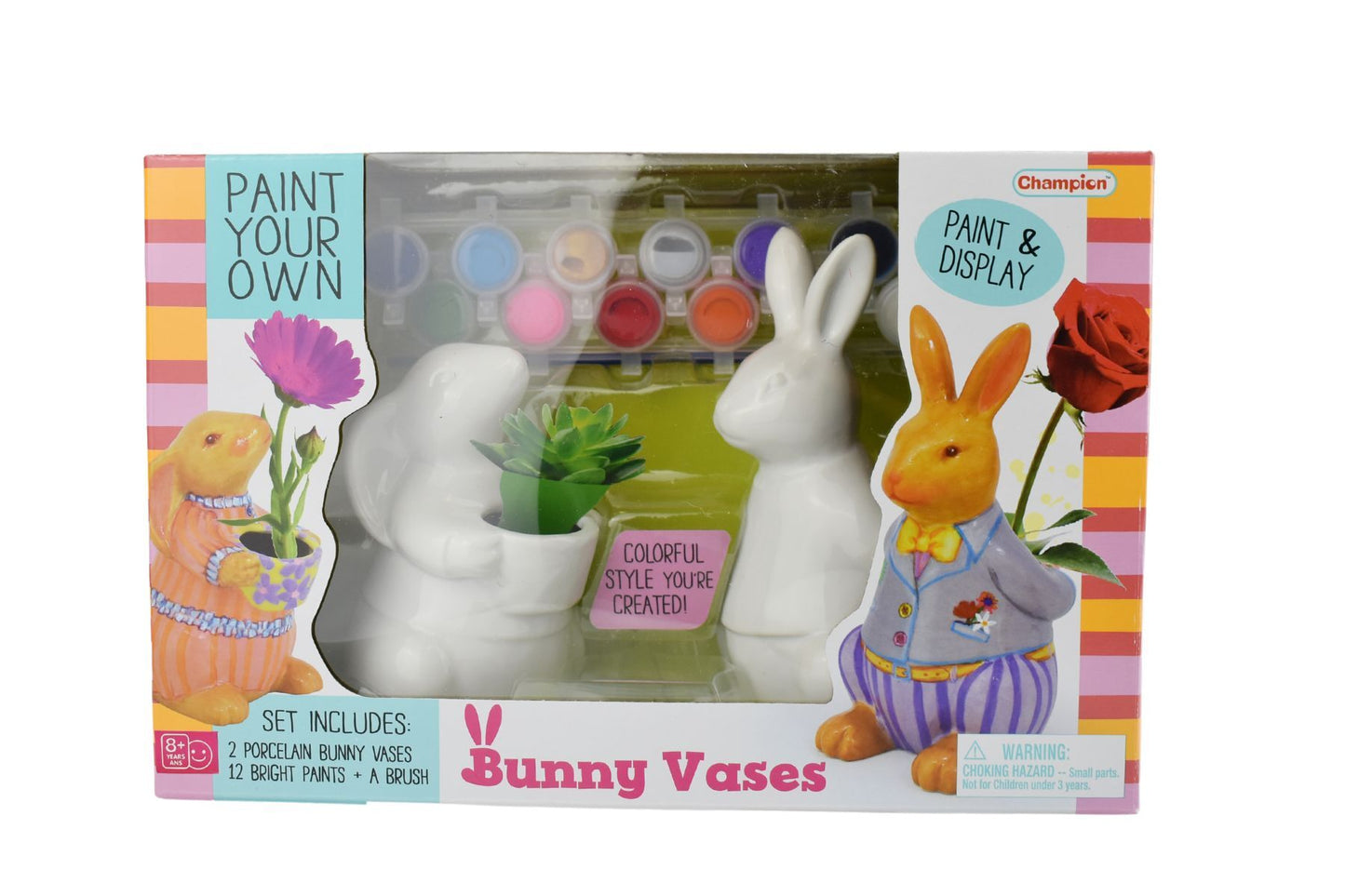 PYO BUNNY VASES CRAFT KIT