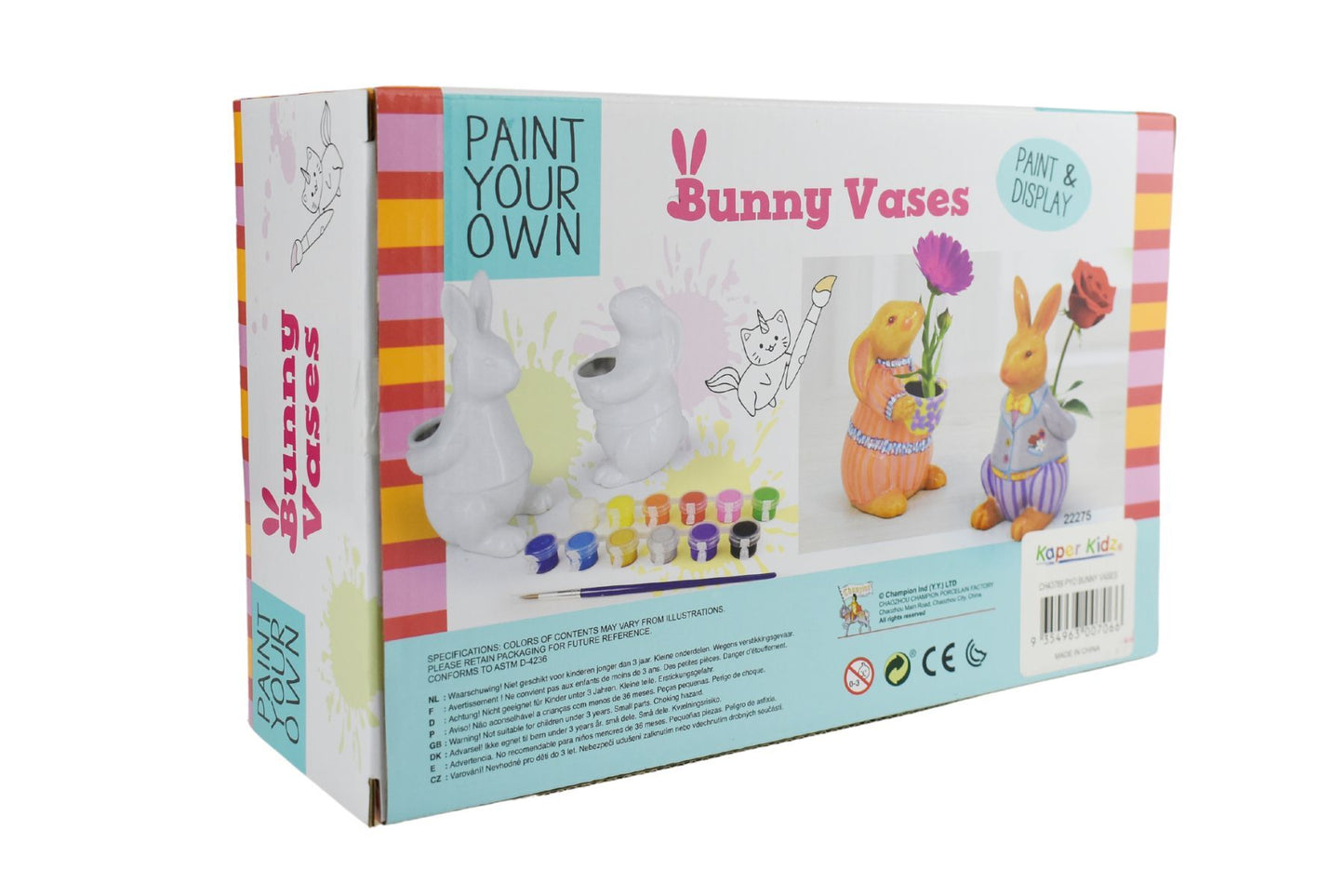 PYO BUNNY VASES CRAFT KIT