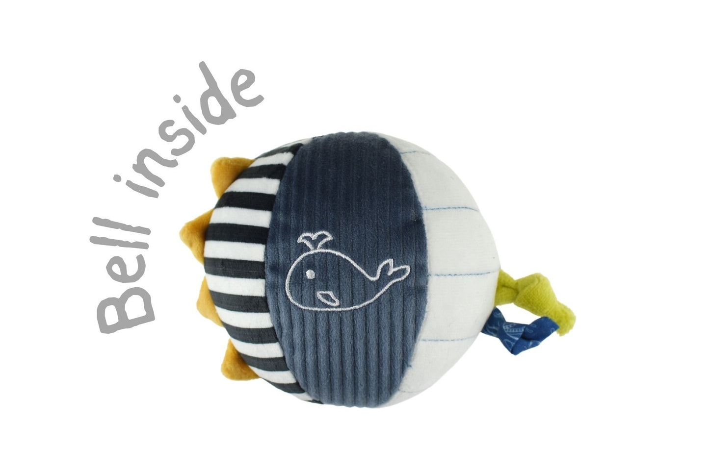 SNUGGLE BUDDY SPLASHY WHALE TEXTURED BALL