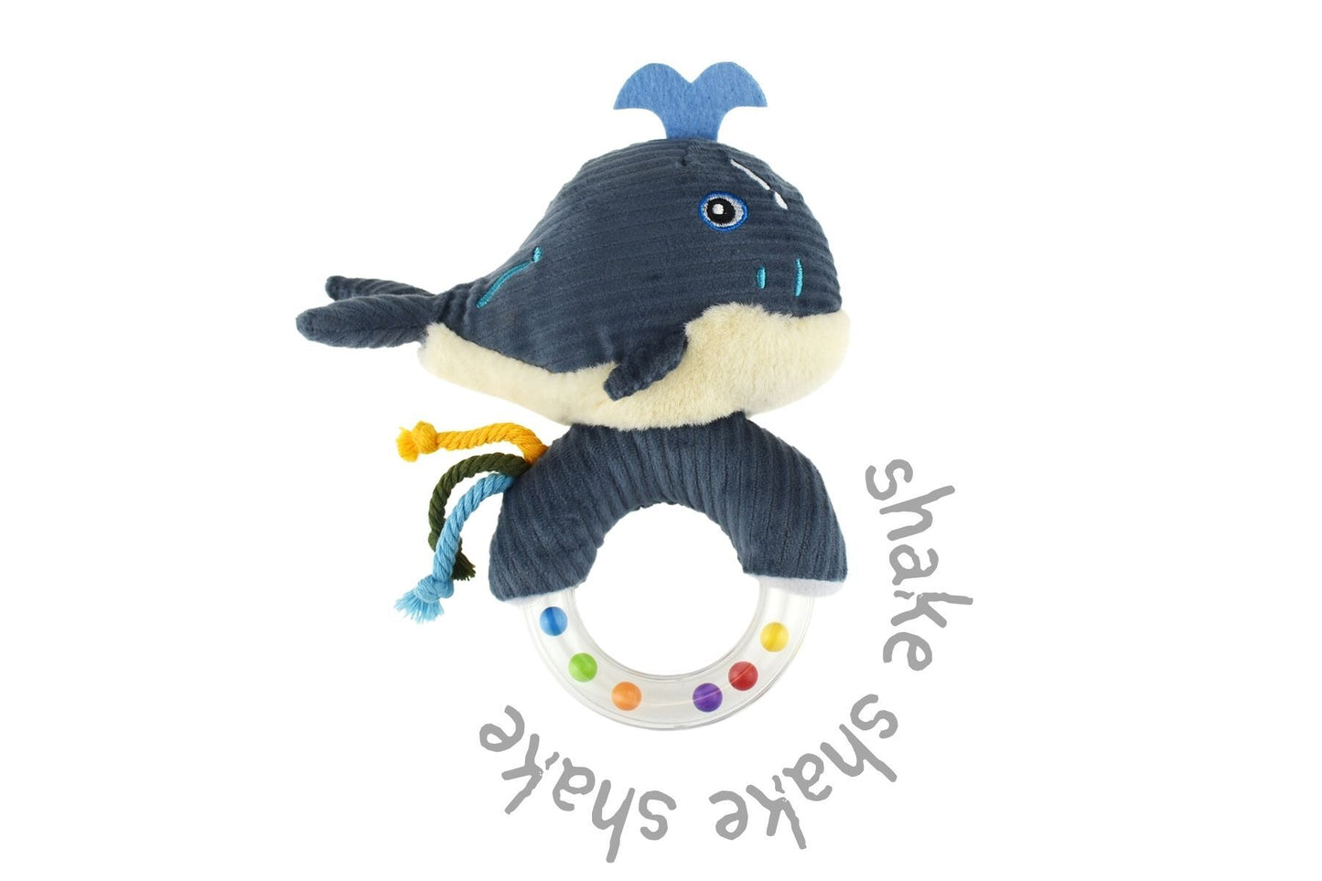 SNUGGLE BUDDY SPLASHY WHALE RING RATTLE