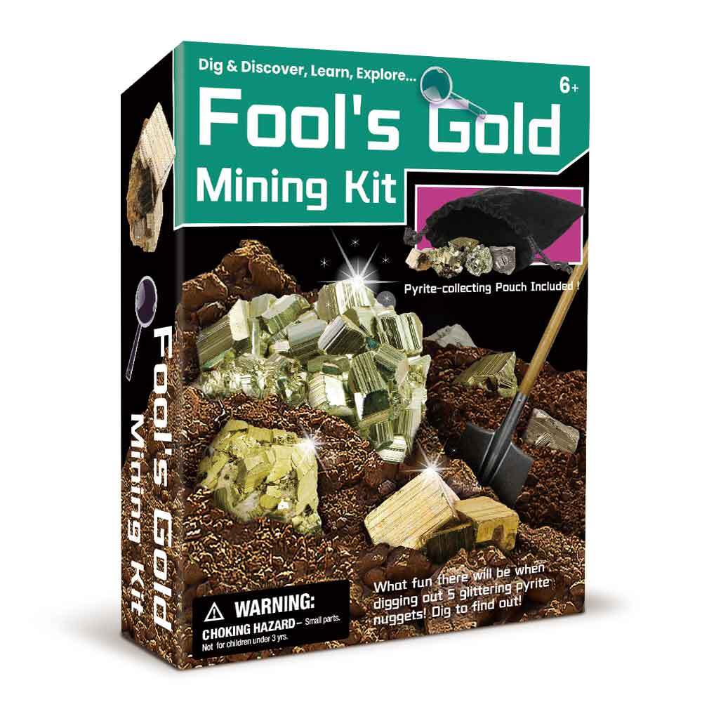 DIG & DISCOVER FOOL'S GOLD MINING KIT