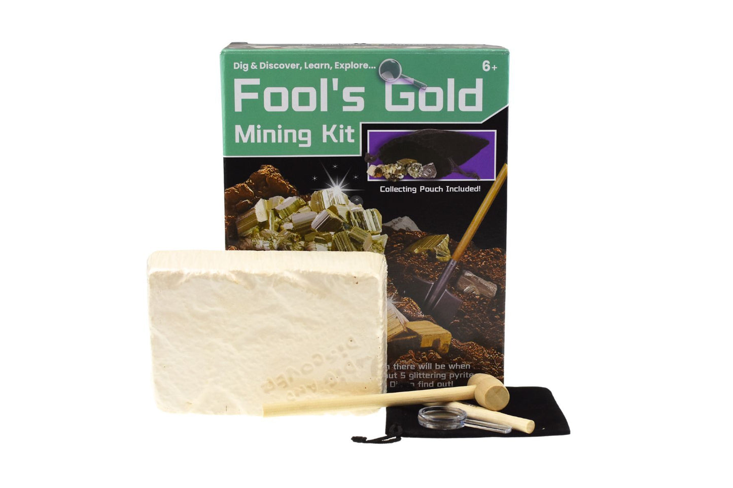 DIG & DISCOVER FOOL'S GOLD MINING KIT