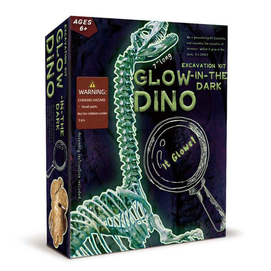 GLOW IN THE DARK DIPLODOCUS EXCAVATION KIT