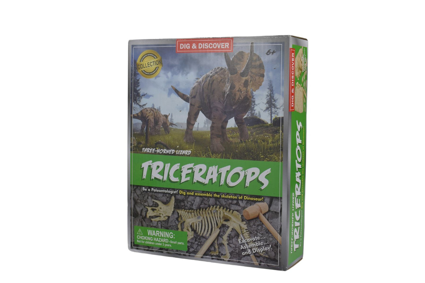 DIG & DISCOVER TRICERATOPS DIG KITS