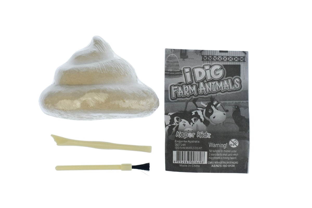 I DIG FARM ANIMALS DIG KIT PACK OF 4