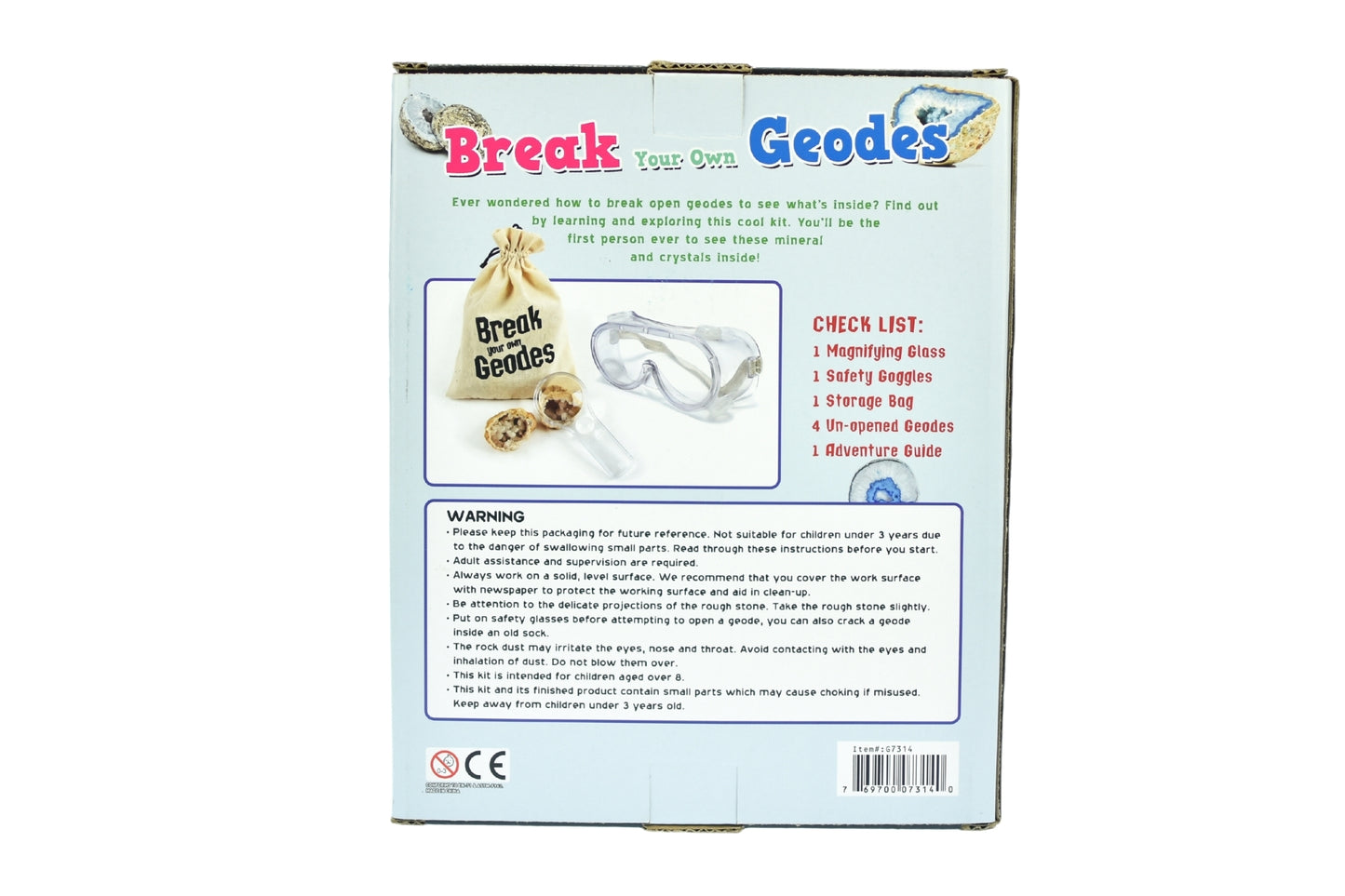 BREAK YOUR OWN GEODES KIT