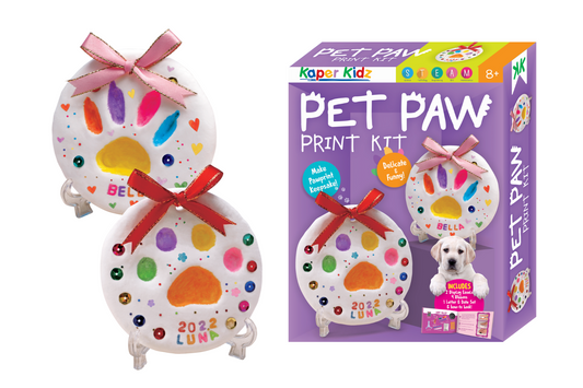 KAPER KIDZ PET PAW PRINT CRAFT KIT