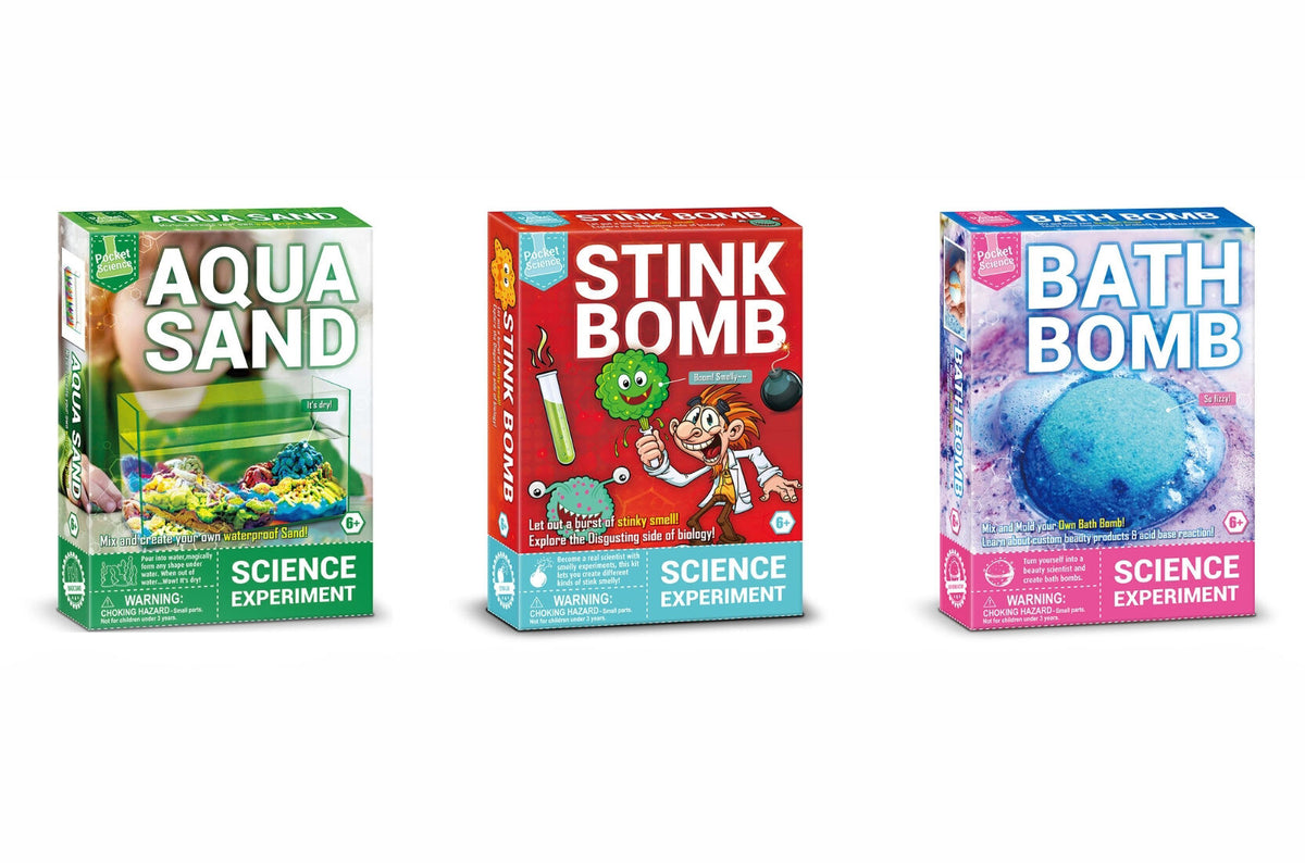 POCKET SCIENCE SET OF 3