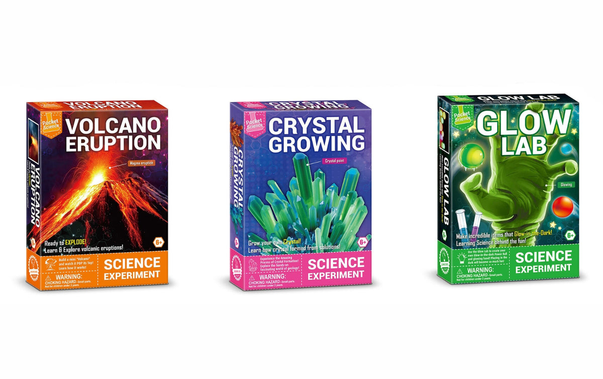 POCKET SCIENCE SET OF 3