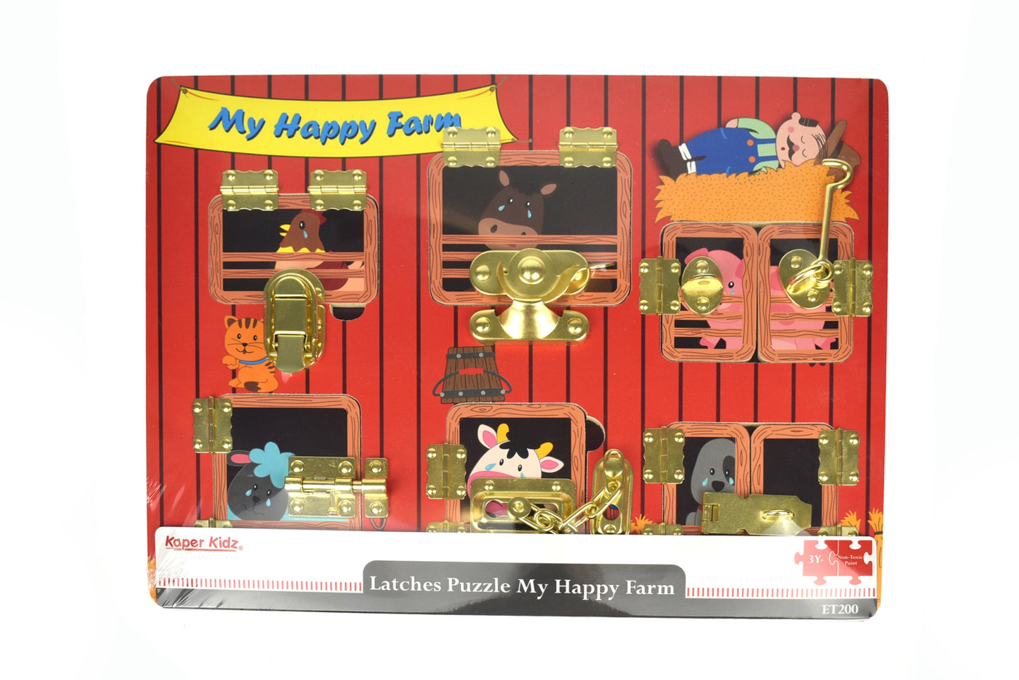 MY HAPPY FARM LATCHES PUZZLE