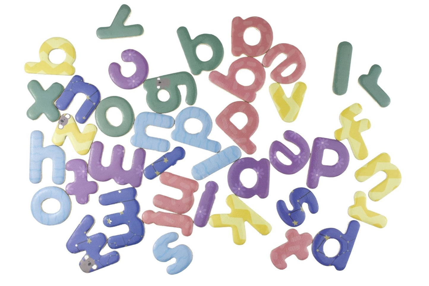 FRIDGE FRIENDS MAGNETIC ALPHABET LOWERCASE 40PCS