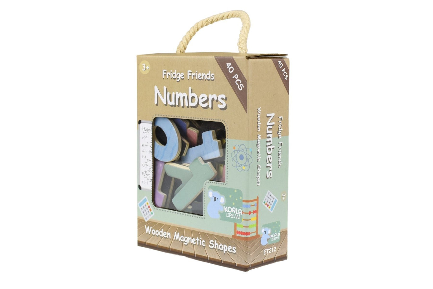 FRIDGE FRIENDS MAGNETIC NUMBERS 40PCS