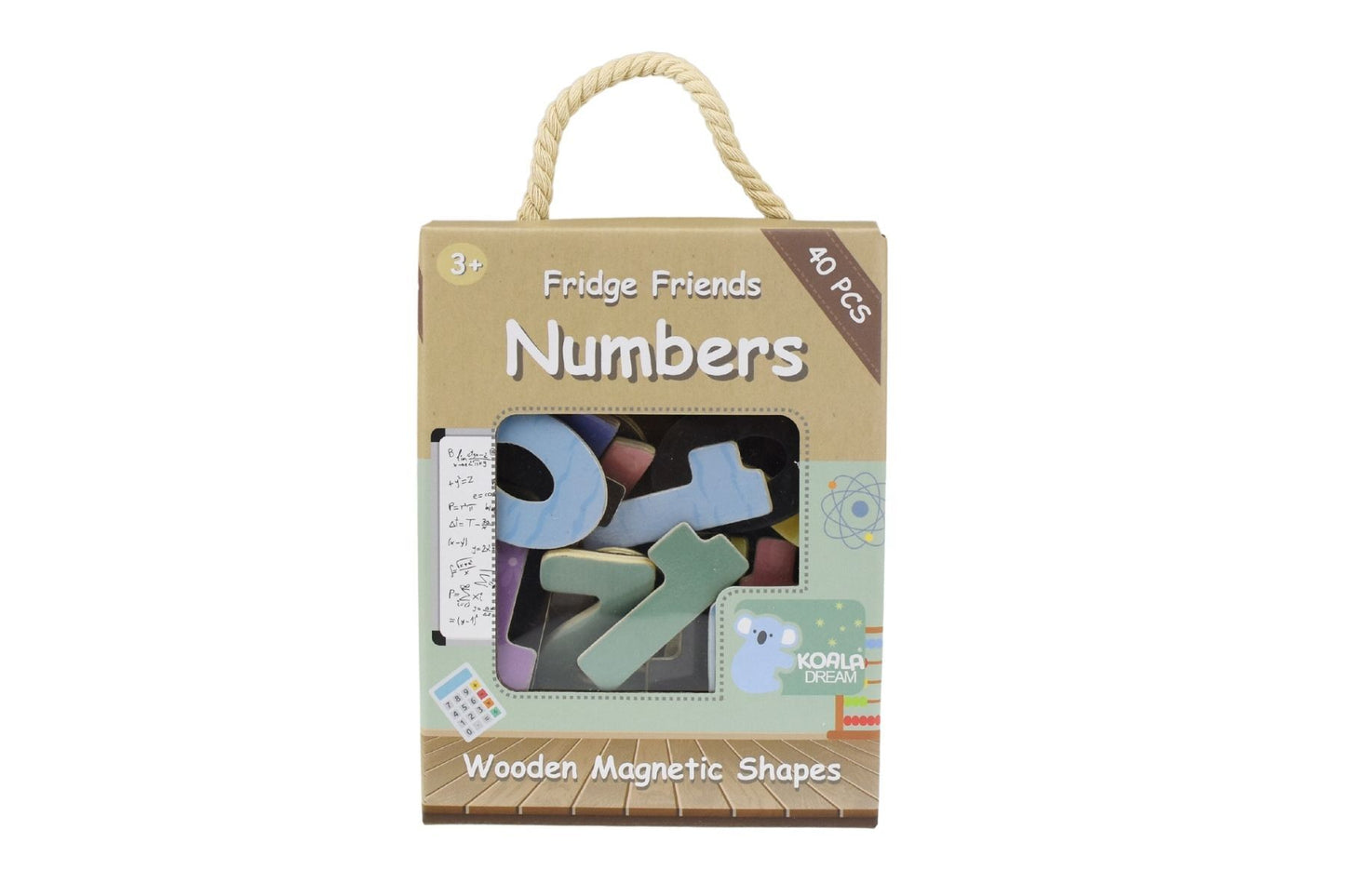 FRIDGE FRIENDS MAGNETIC NUMBERS 40PCS